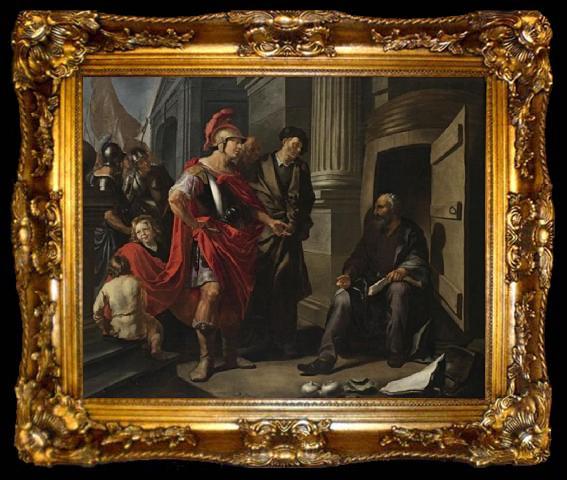 framed  Hendrik Heerschop Alexander the Great and Diogenes, ta009-2